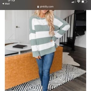 Sage green sweater